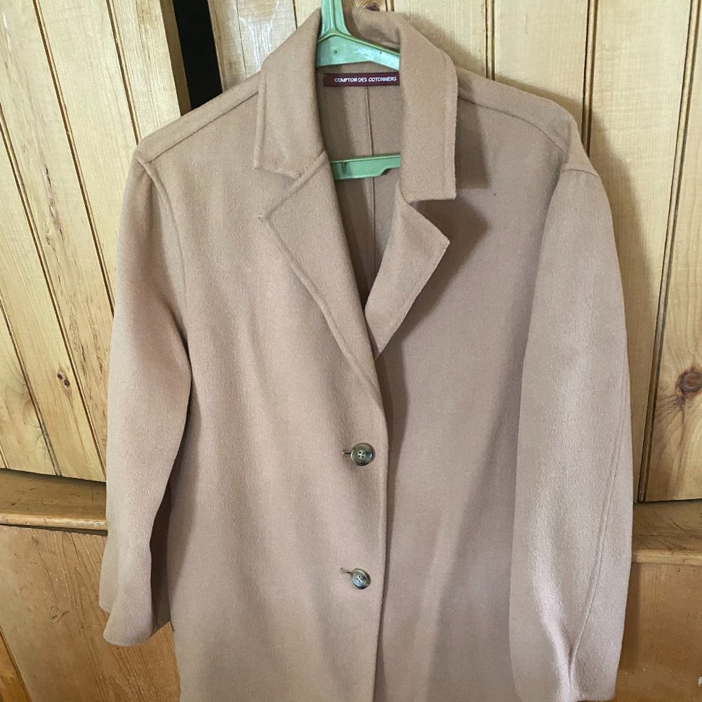 Comptoir des cotoniers whool blend camel coat